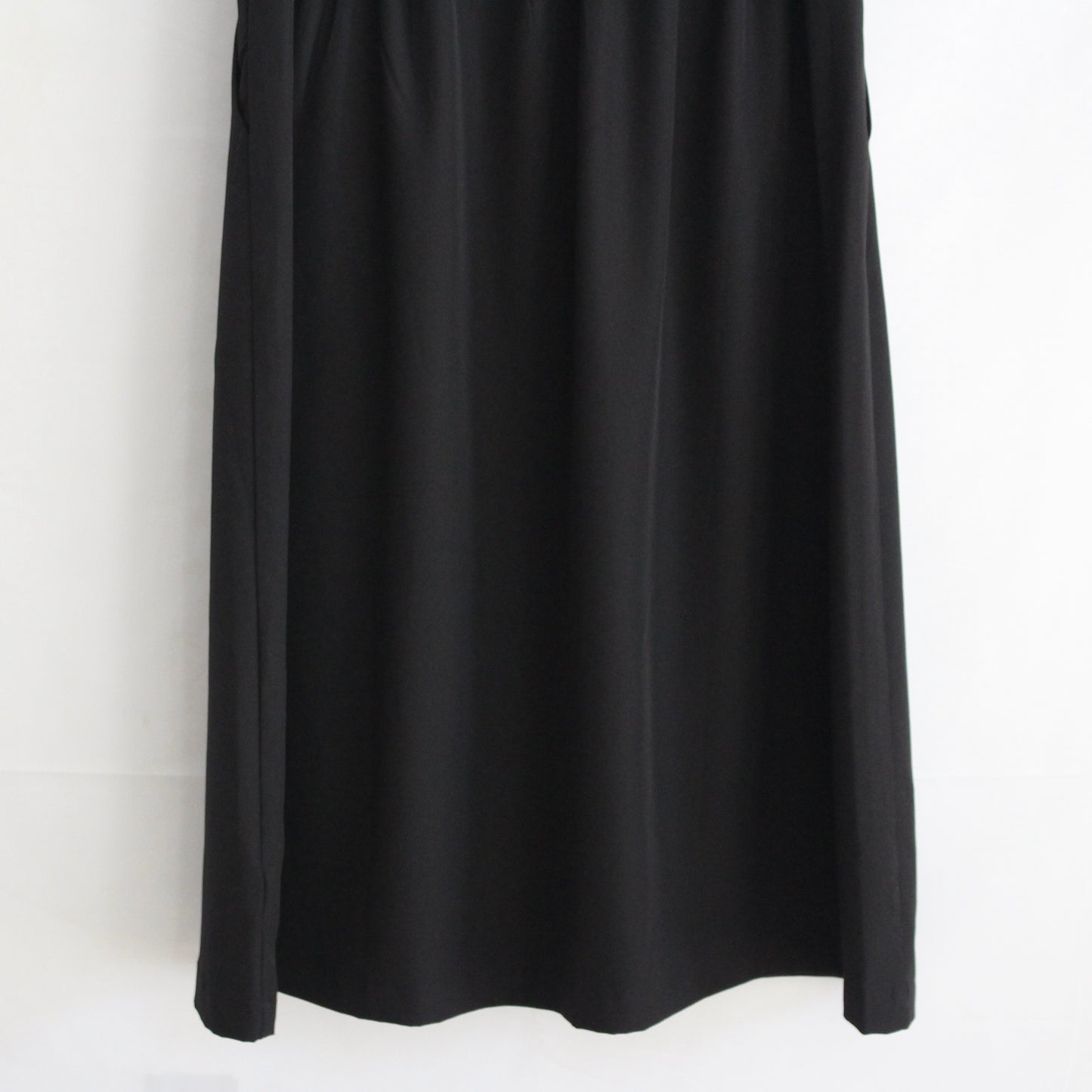 The Briar - Black A-Line Midi Skirt