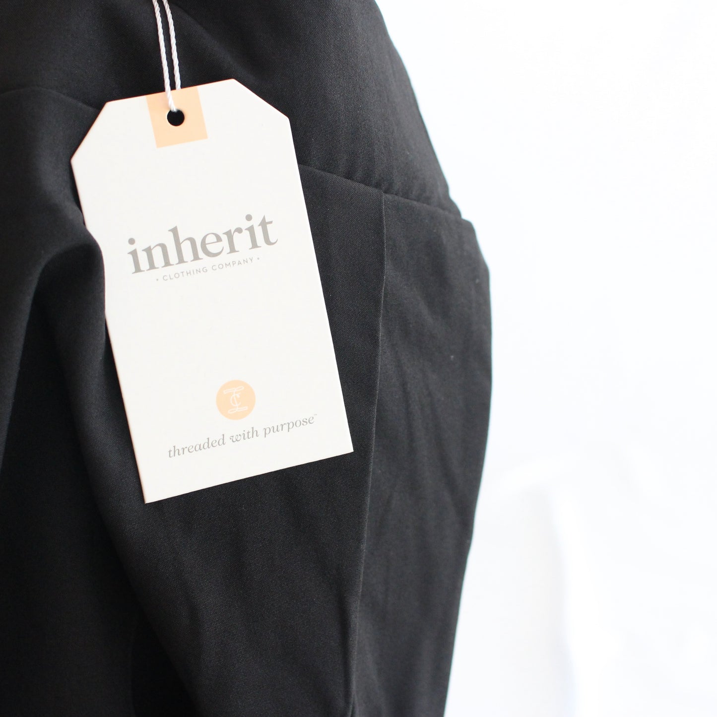 The Briar - Black A-Line Midi Skirt
