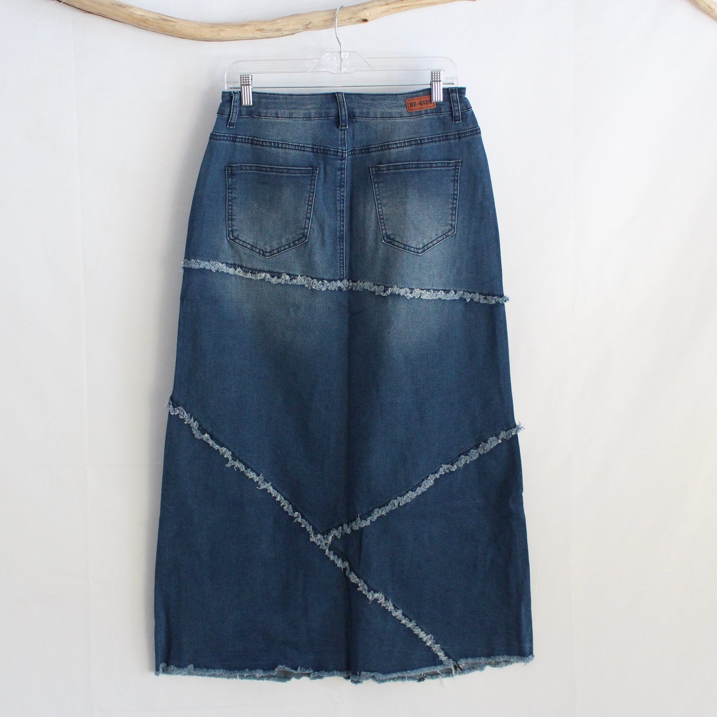 The Alyssa - Long Denim Skirt