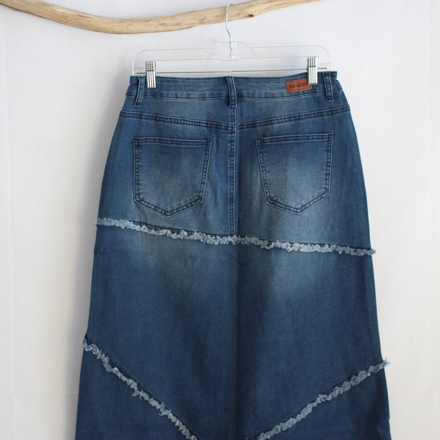The Alyssa - Long Denim Skirt