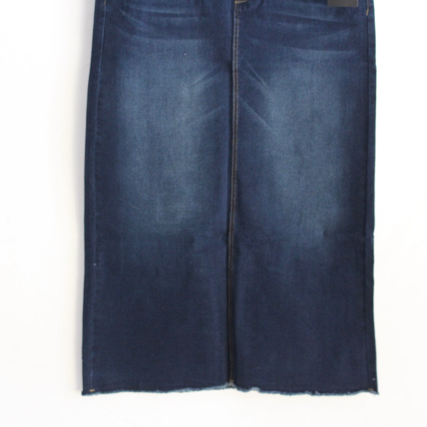 The Amelia - Dark Blue 5 Button Fly Jean Skirt