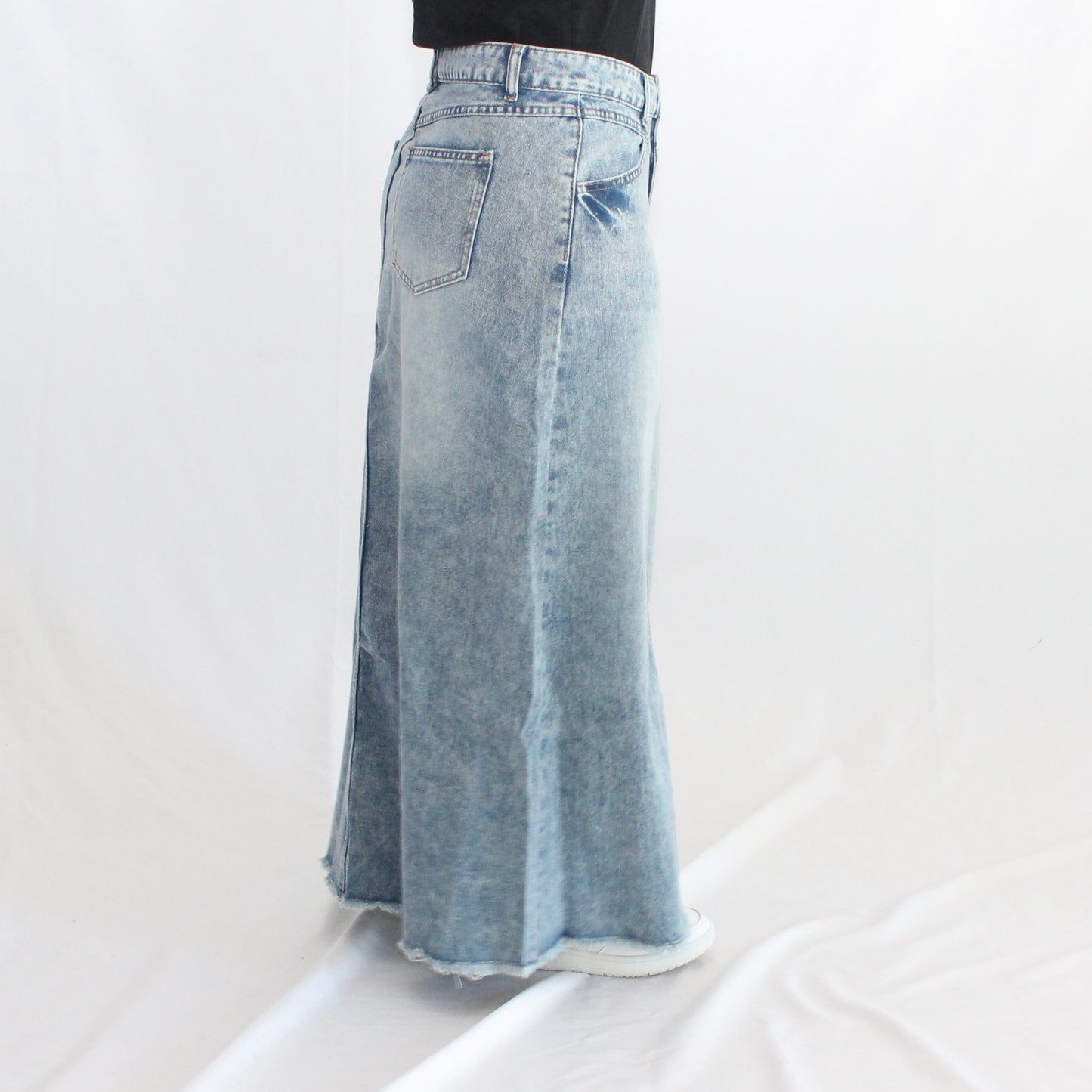 The Brittany - Vintage Denim Skirt