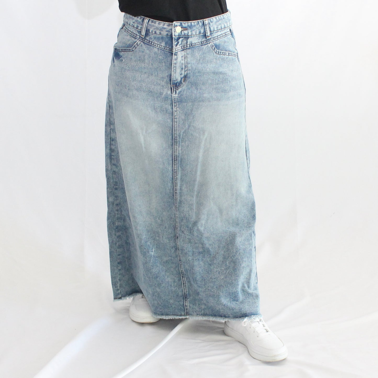 The Brittany - Vintage Denim Skirt
