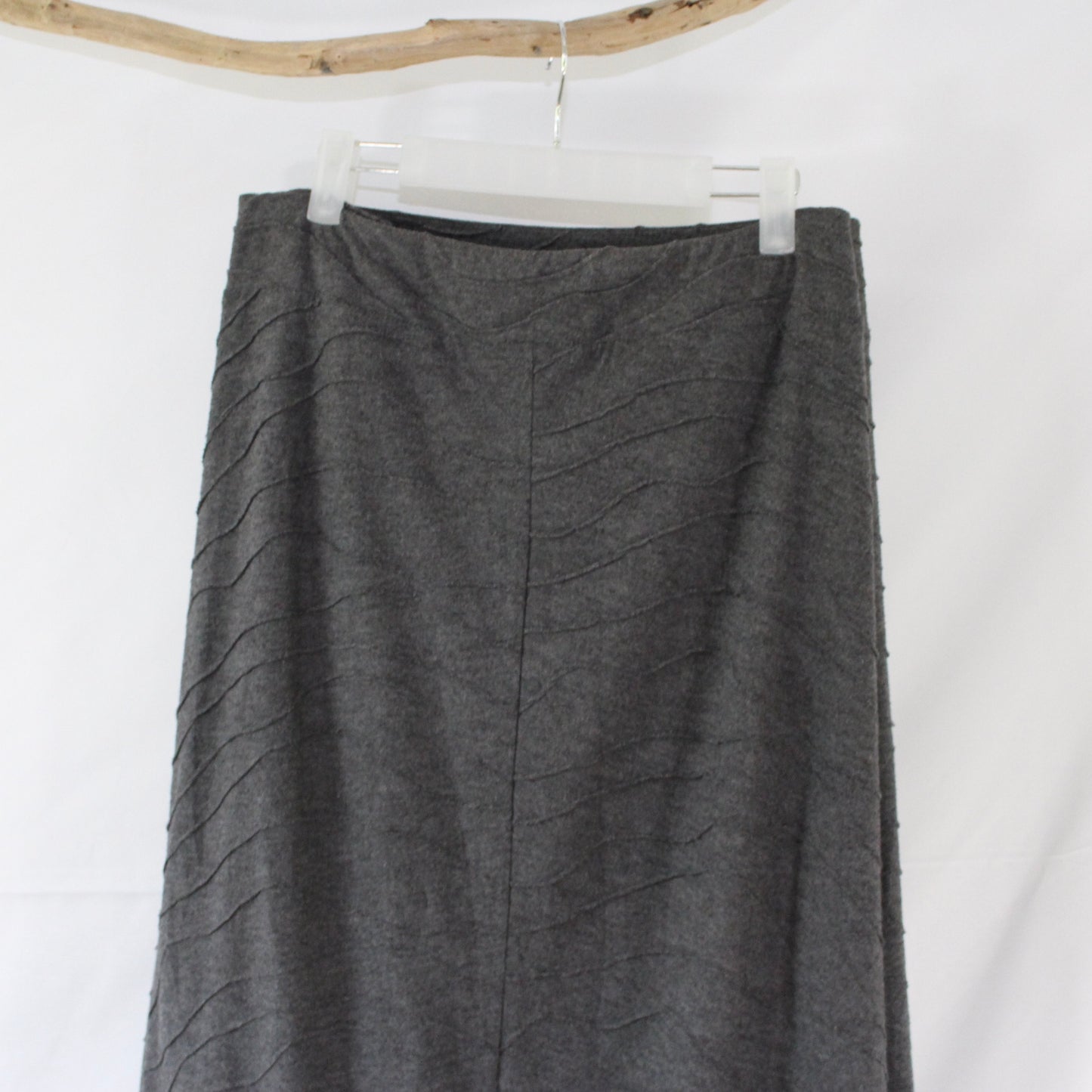 Preloved Size 4XL Grey Maxi Skirt