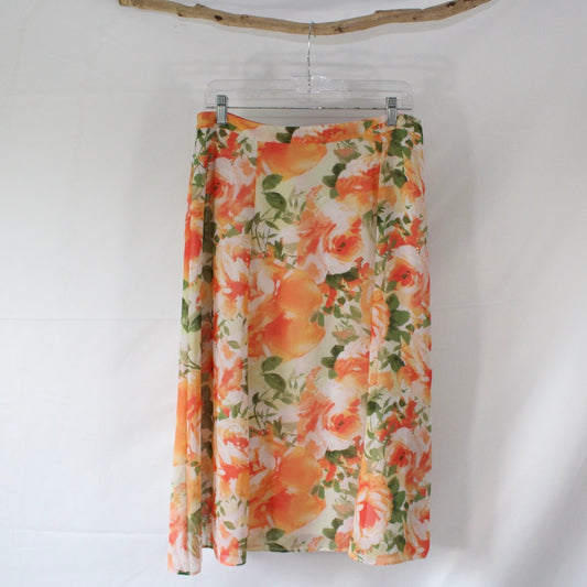 Preloved Size Medium Floral Skirt