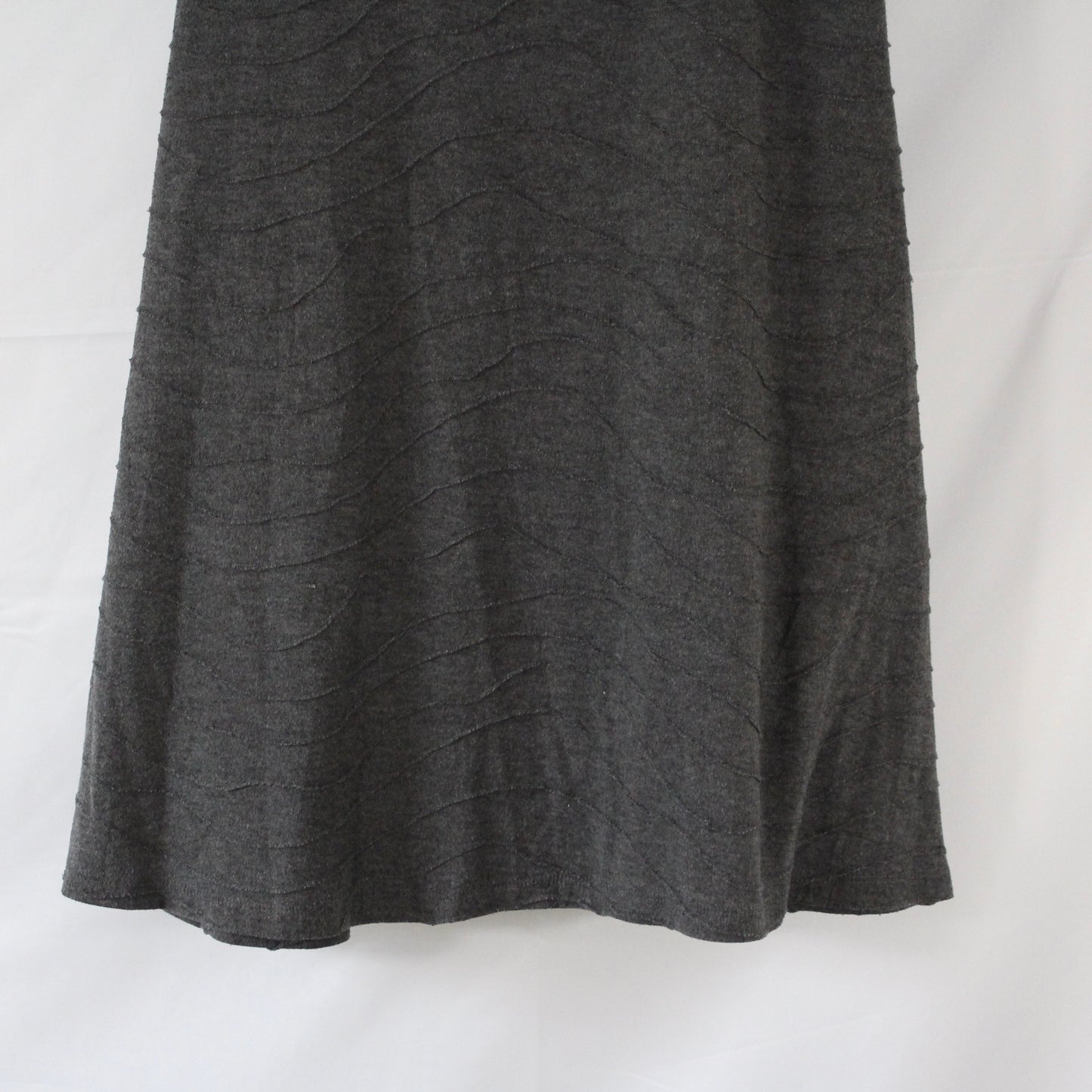 Preloved Size 4XL Grey Maxi Skirt