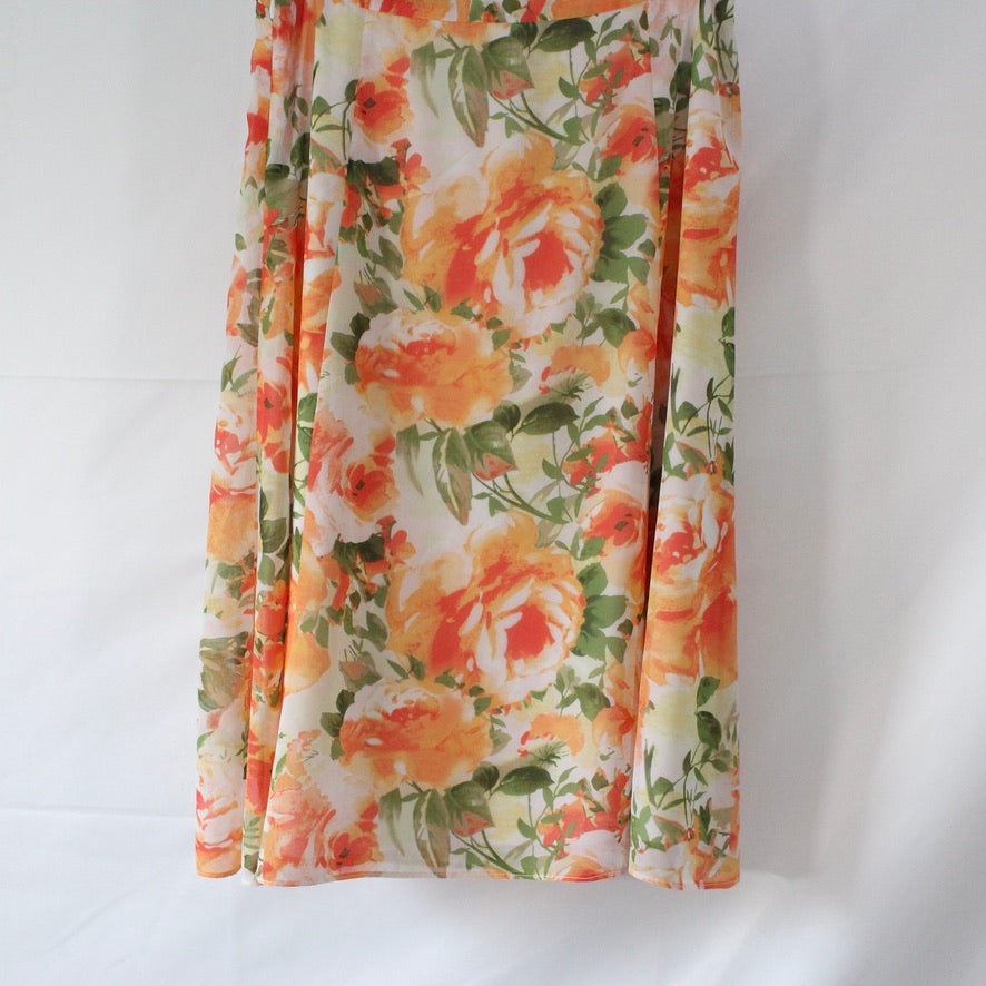 Preloved Size Medium Floral Skirt