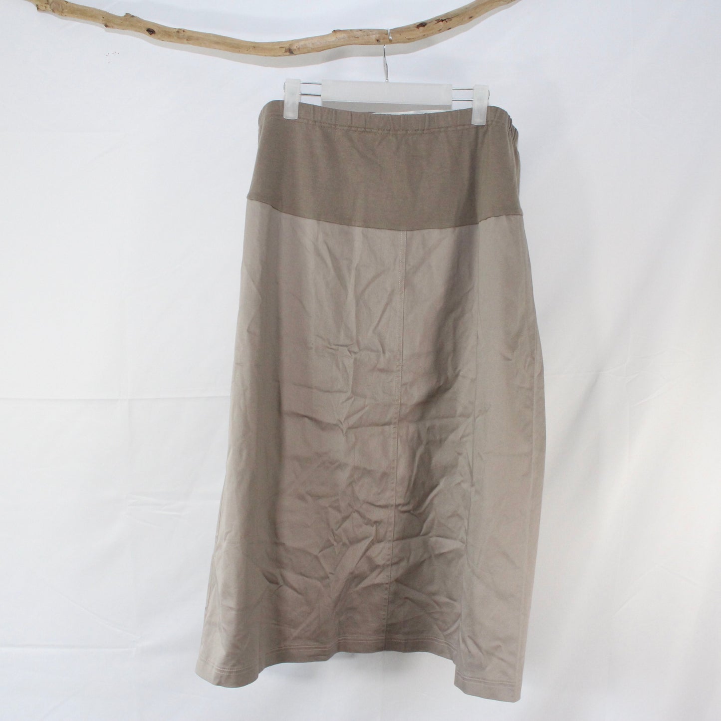 New Size 3XL Maternity Tan Skirt