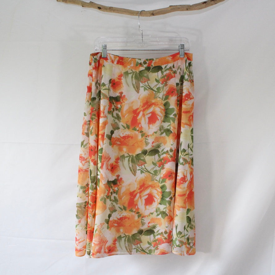 Preloved Size Medium Floral Skirt