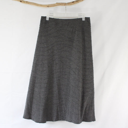 Preloved Size 4XL Grey Maxi Skirt