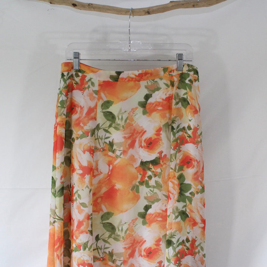 Preloved Size Medium Floral Skirt