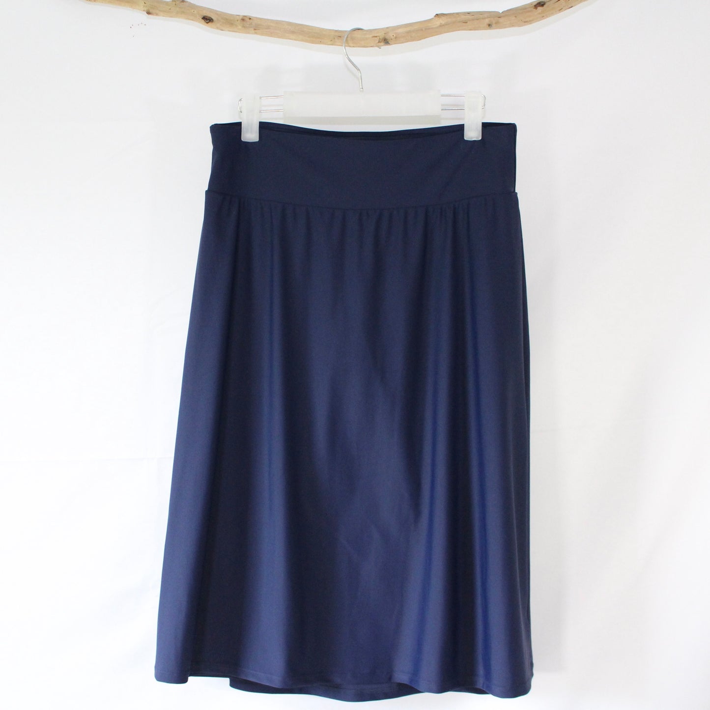 The Zoey - Navy Long Swim Skort