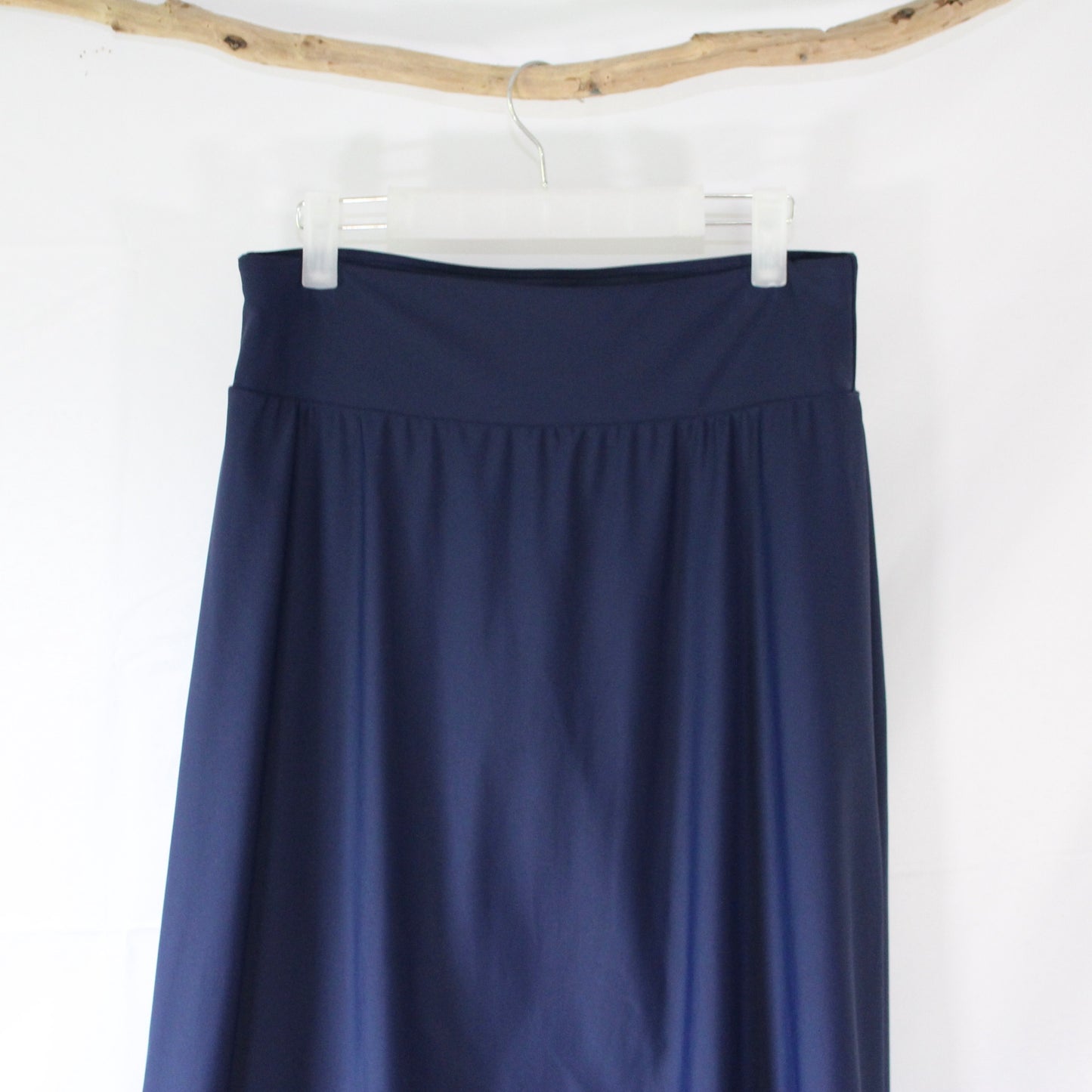 The Zoey - Navy Long Swim Skort