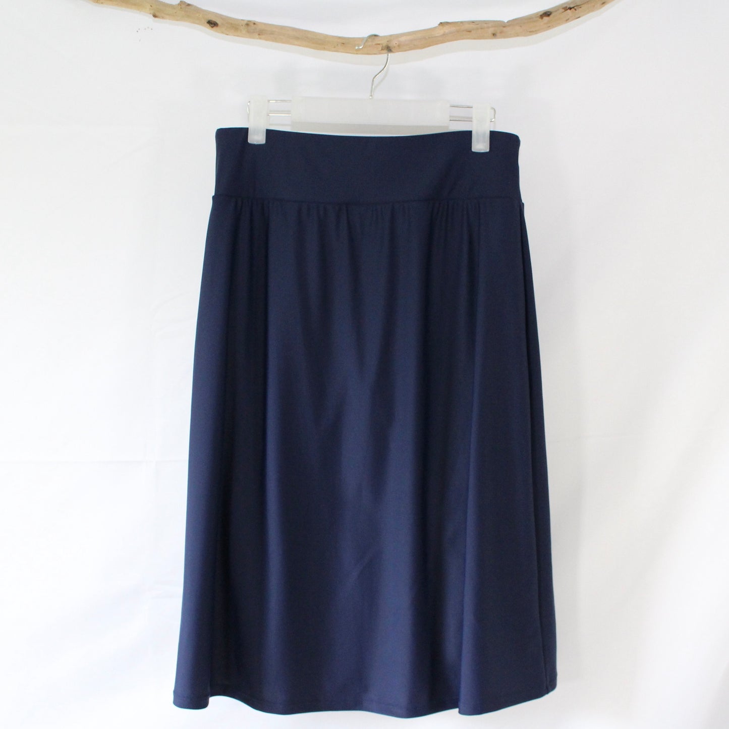 The Zoey - Navy Long Swim Skort