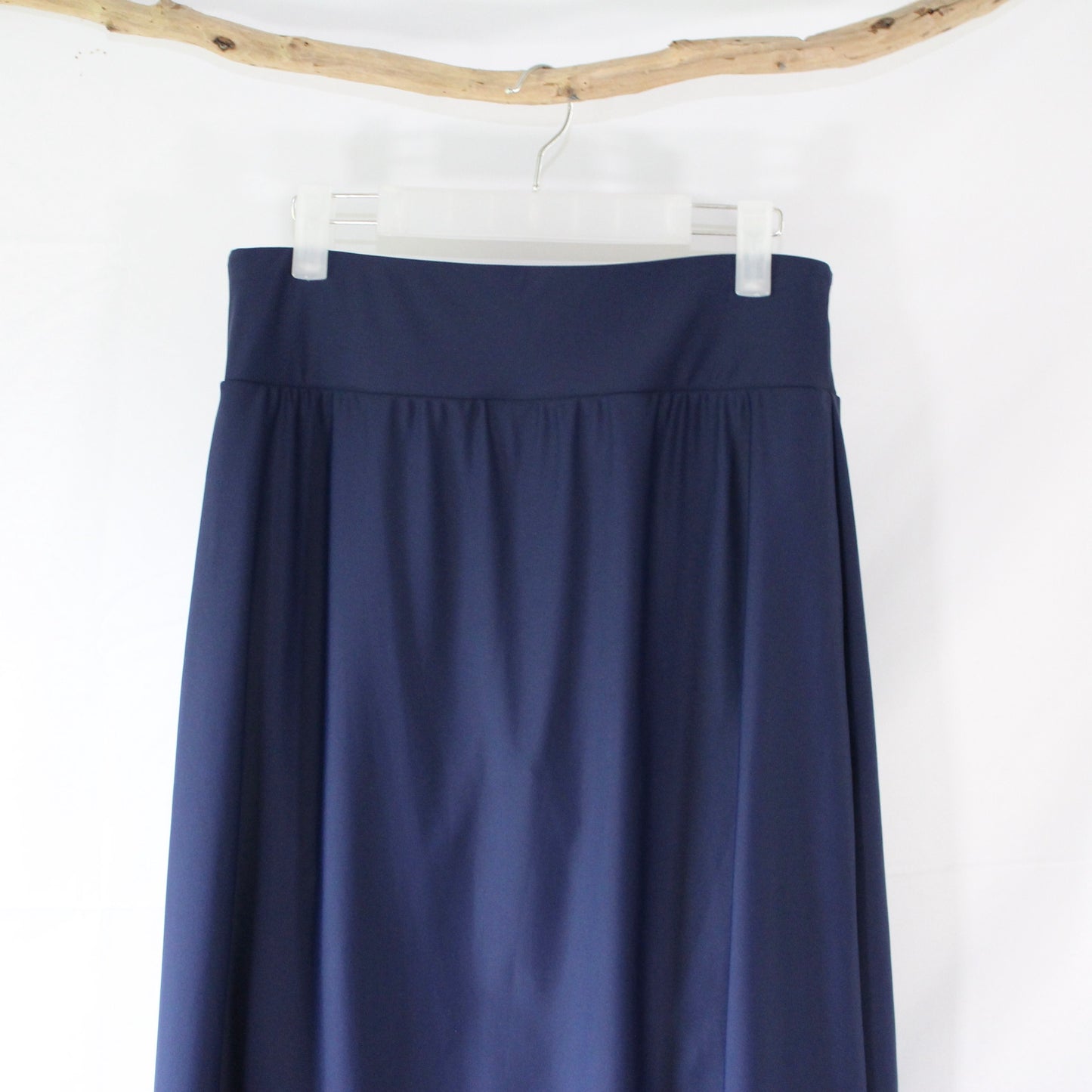 The Zoey - Navy Long Swim Skort