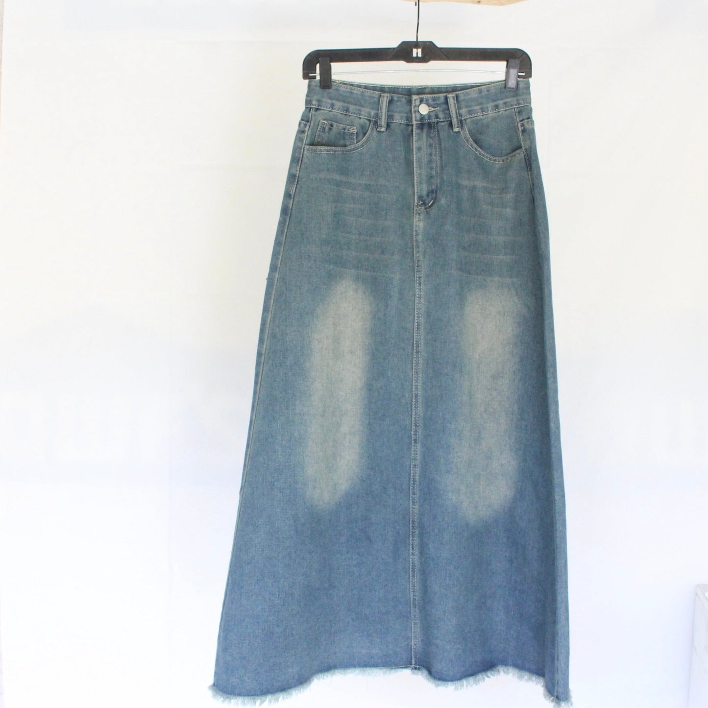 The Effie - Long Jean Skirt