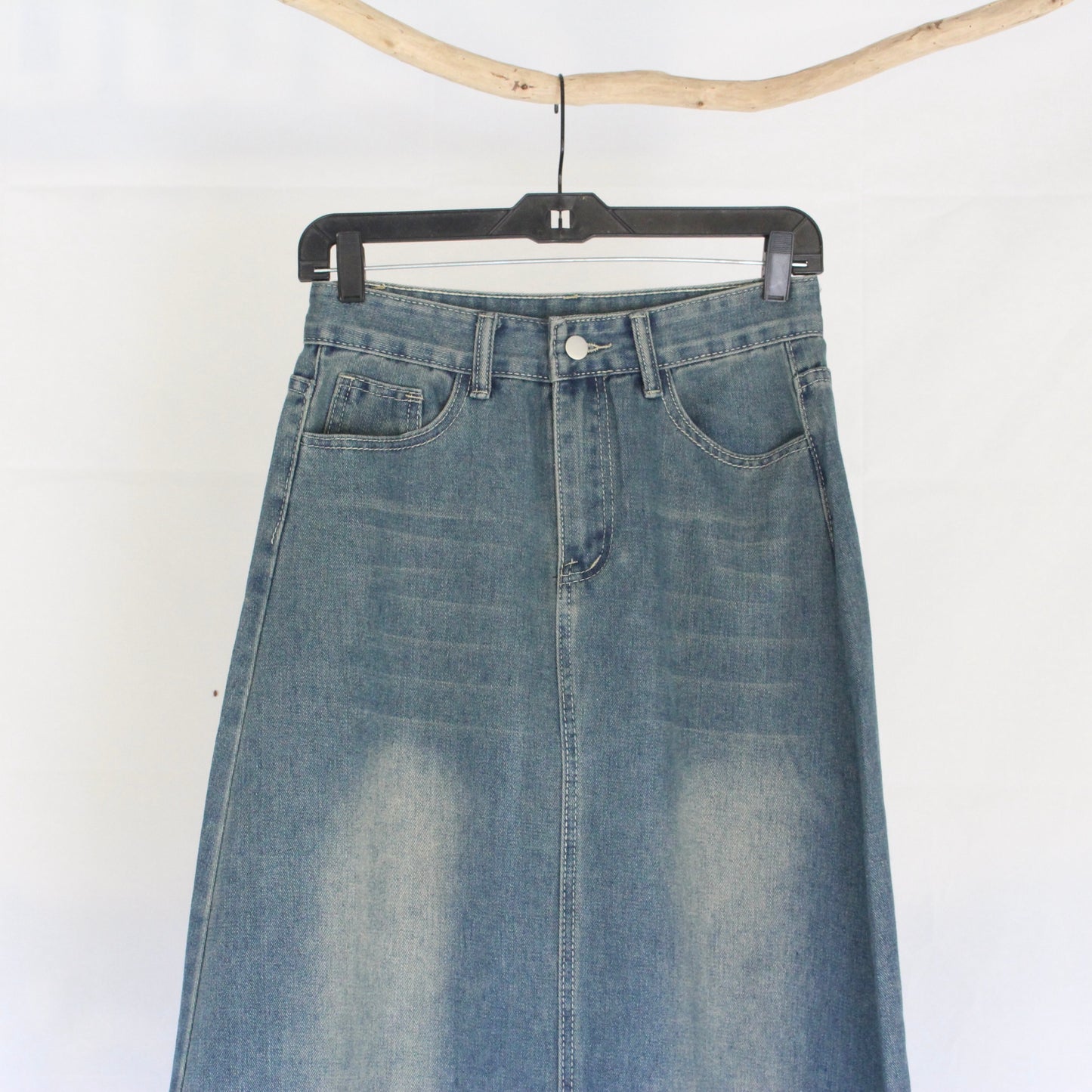 The Effie - Long Jean Skirt