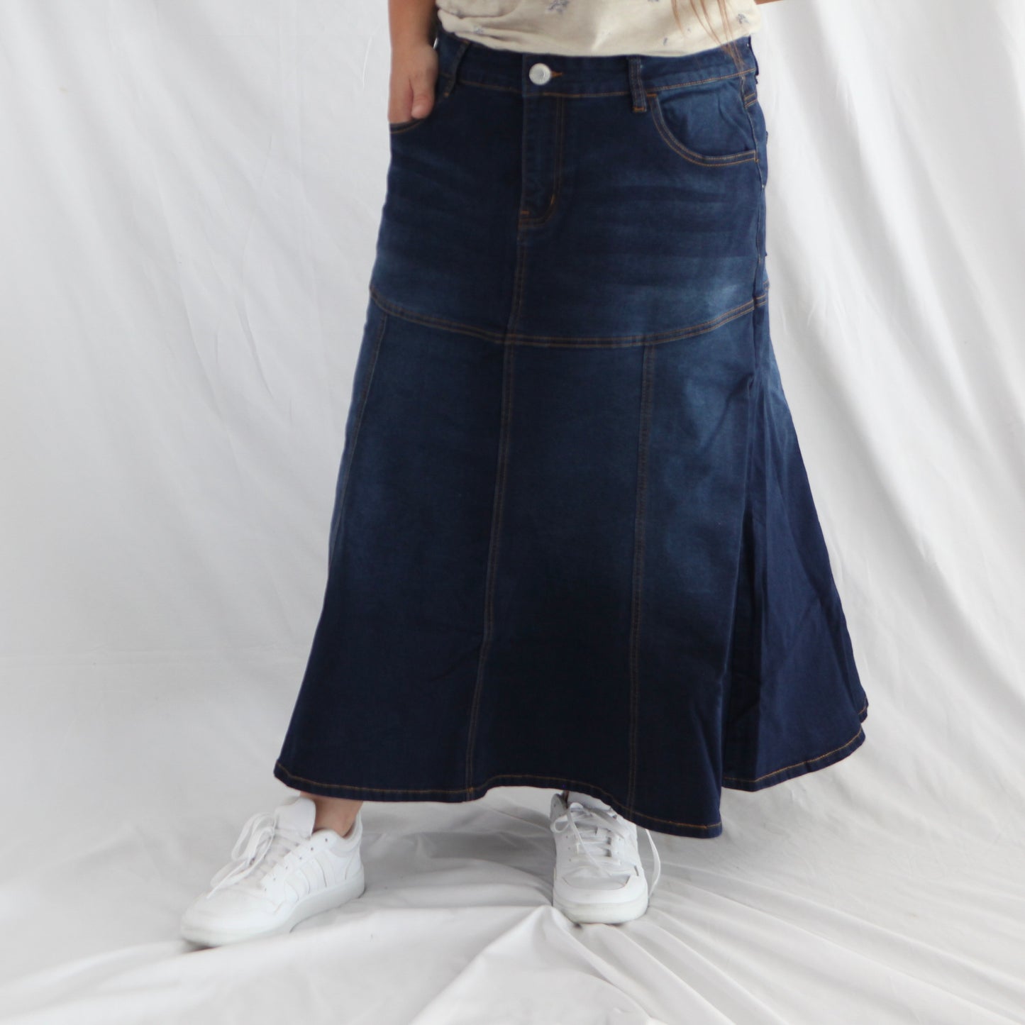 The Lena - Midi A-line Flare Skirt