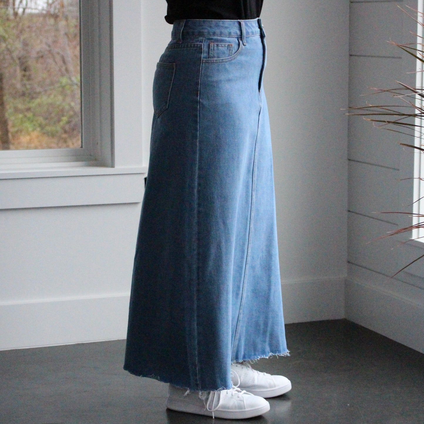 The Annalise - Blue Denim Jean Skirt