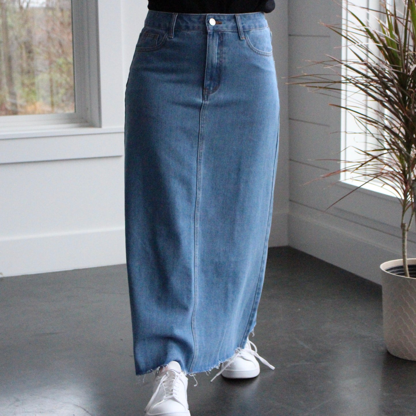 The Annalise - Blue Denim Jean Skirt