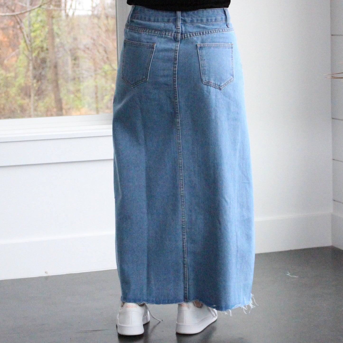 The Annalise - Blue Denim Jean Skirt