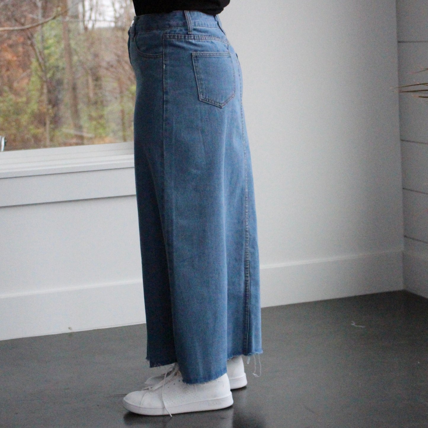 The Annalise - Blue Denim Jean Skirt