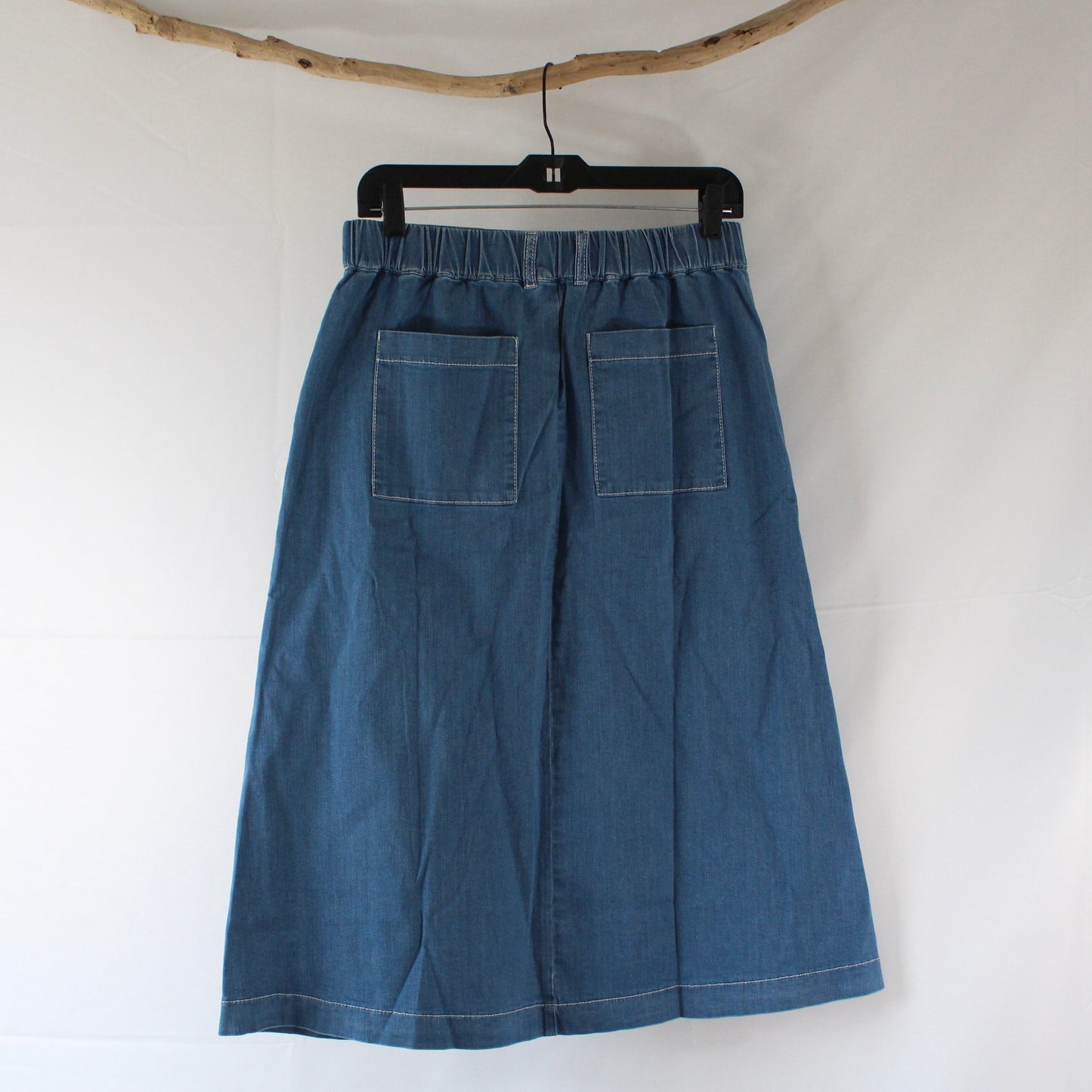 The Shari - Blue Midi Skirt