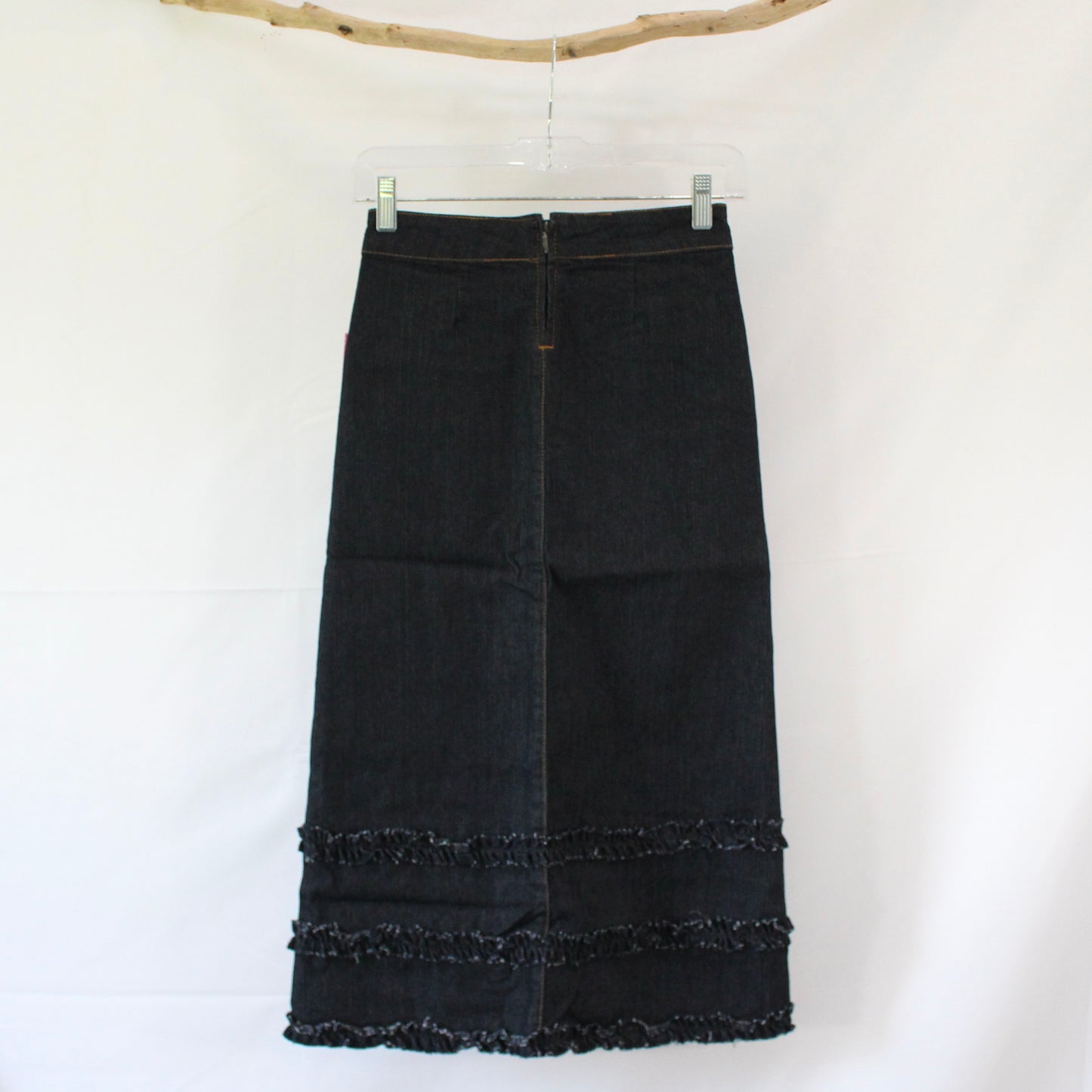 The Rosie - Girls Black Denim Skirt