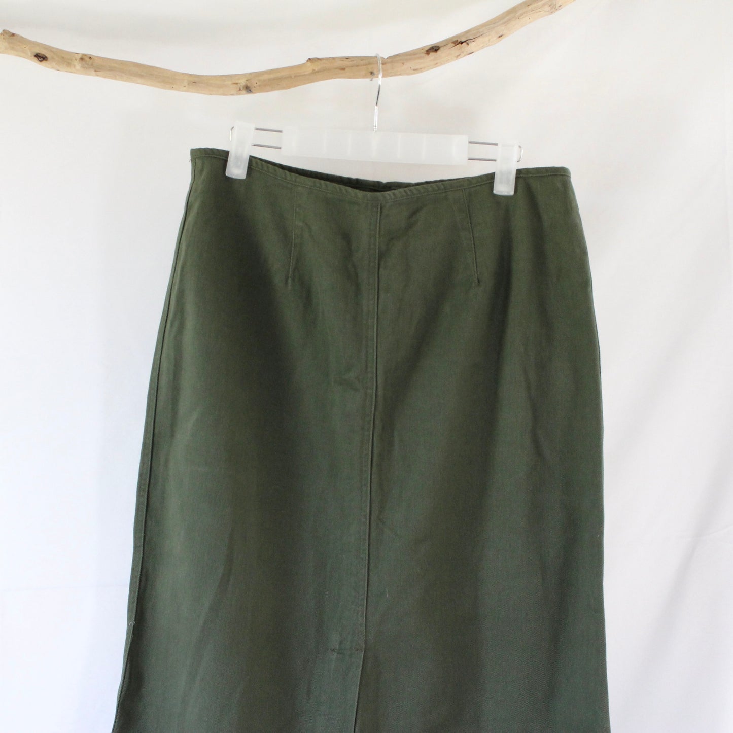 New Size Medium Long Green Skirt W/ Slit