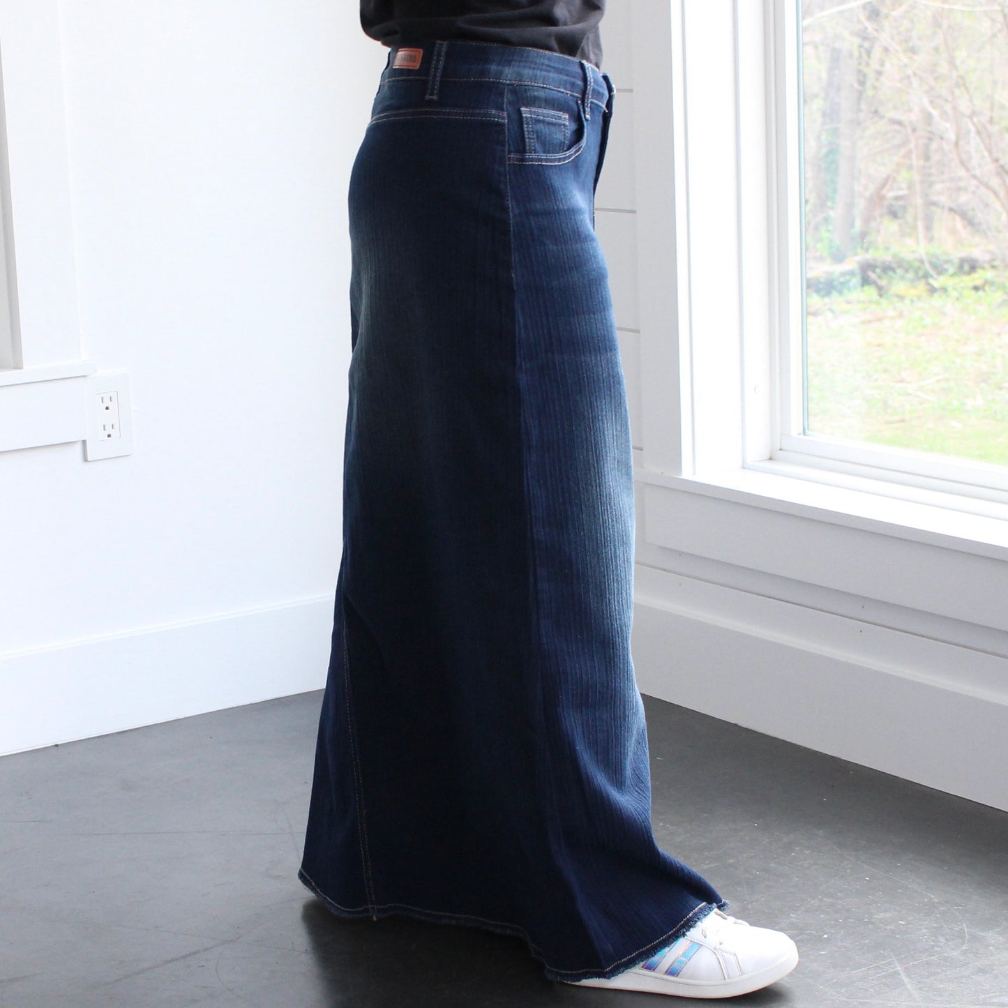 The Susanna - Dark Wash Jean Skirt